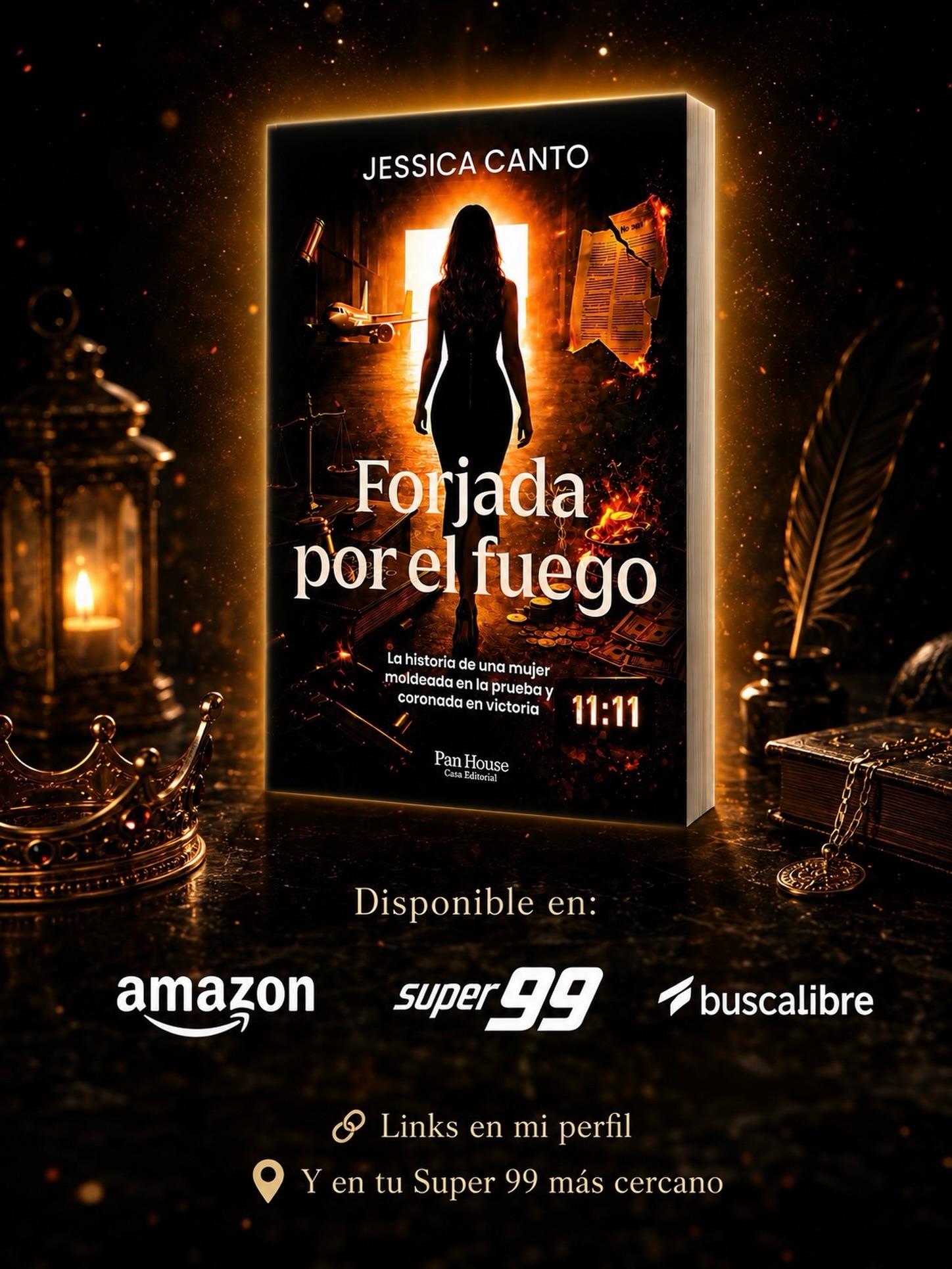 Portada del libro Forjada por el Fuego, de Jessica Canto